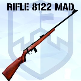 Rifle CBC 8122 Cal .22LR – Bolt Action – Oxi – Madeira